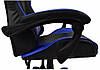 Ігрове геймерське крісло Bonro B-810 синє, фото 5