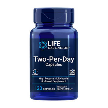 Мультивітамінний комплекс Life Extension Two-Per-Day Capsules (120 caps)