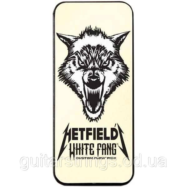 Медіатор Dunlop PH122T1.0 James Hetfield Signature White Fang Flow 1.00 mm, фото 1