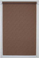 Рулонні штори Льон Шоколад 7437
