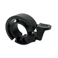 Дзвінок на велосипед механічний чорний Ф22мм (відео)