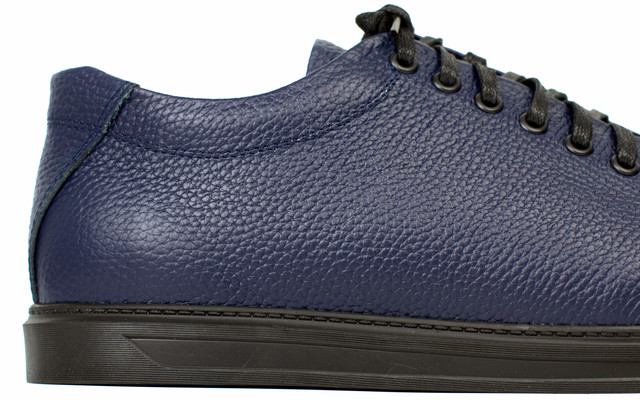 Сині кросівки шкіряні чоловіче взуття великих розмірів демісезонна Rosso Avangard Gushe Flot Blu BS