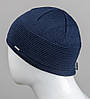Чоловіча в'язана шапка на флісі Nord (Diligo), Темно-синій, фото 3