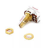 Потенціометри B500 для гітари електрогітари потенціометр 18 мм резистор золотистий, фото 5