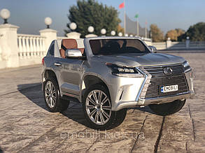 Дитячий джип Lexus LX570 12 V 18 Ah, планшет MP4, підсвічування днища, підсвічування ніг, фарбування кузова