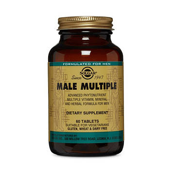 Вітаміни для чоловіків Solgar Male Multiple (60 tab)