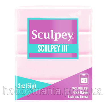 Sculpey III — Ballerina — Світло-рожева полімерна глина Скалпі-3, 57 г, Sculpey-3 код 1144