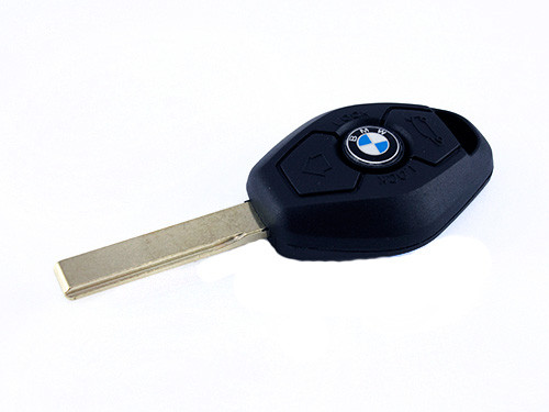 Ключ запалювання, заготівля корпус під чіп, 3 кнопки, BMW, HU92