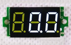 Вбудований вольтметр 0,28", DV-36, білий