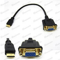 Переходник mini HDMI - VGA