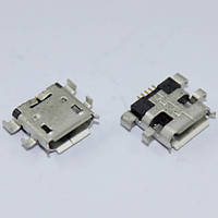 Гнездо micro USB 5pin ASUS монтажное, SMT тип (оригинал)