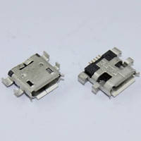 Гнездо micro USB 5pin ASUS монтажное, SMT тип