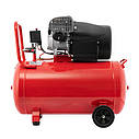 Компресор 100 л, 2.23 кВт, 220 В, 8 атм, 354 л/хв, 2 циліндри INTERTOOL PT-0005, фото 4
