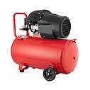 Компресор 100 л, 2.23 кВт, 220 В, 8 атм, 354 л/хв, 2 циліндри INTERTOOL PT-0005, фото 5