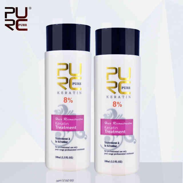 Бразильський Кератин PURC Keratin Treatment 8% (Набір 2*100 ml)