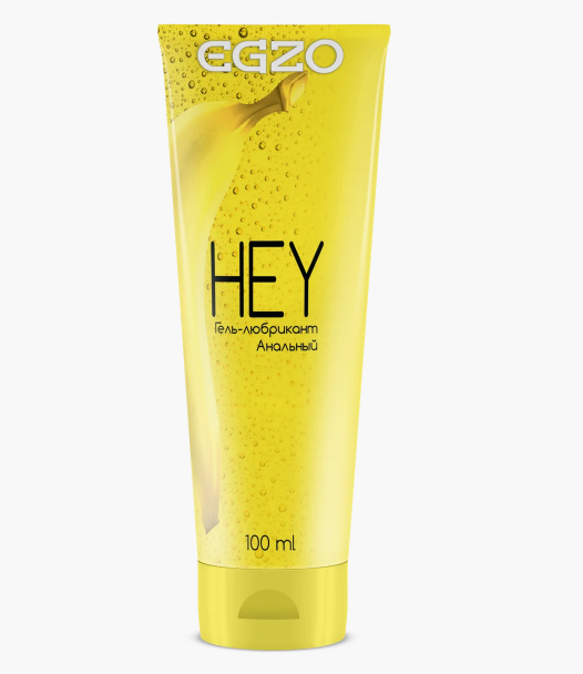 Анальний гель-лубрикант EGZO "HEY" з ароматом банана, 100 мл