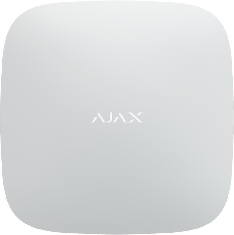 Інтелектуальна централь Ajax Hub Plus біла (GSM+Ethernet+Wi-Fi+3G) - фото 1 - id-p1321848509