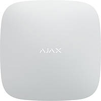 Ajax Hub 2 Plus Хаб Інтелектуальна централь системи безпеки, Ethernet, LTE/3G/2G, Wi-Fi, біла