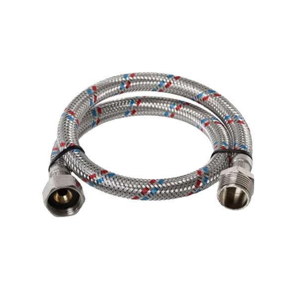 Шланг в нержавіючій обплетенні 40 см, 1/2 ГШ