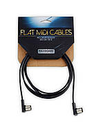 Кабель MIDI ROCKBOARD RBO CAB MIDI 200 BK Flat MIDI Cable - Black, 200 cm