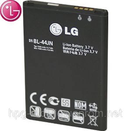 Батарея (АКБ, аккумулятор) BL-44JN для LG Optimus L7 P700/P705 (1500 mAh), оригинал - фото 1 - id-p304698896