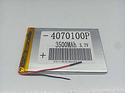 Акумулятор літій-полімерний 0470100P 3.7 V 3500 mAh