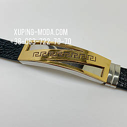 Чоловічий браслет оптом. Двосторонній( чорний, коричневий )