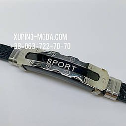 Чоловічий браслет оптом. Двосторонній( чорний, коричневий )