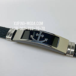 Чоловічий браслет оптом. Двосторонній( чорний, коричневий )