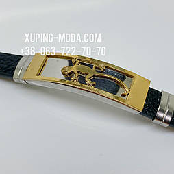 Чоловічий браслет оптом. Двосторонній( чорний, коричневий )