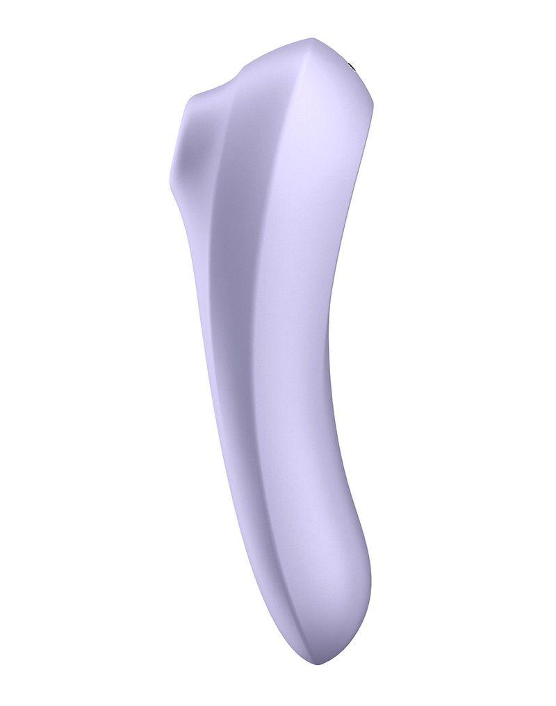 Смарт вібратор та вакуумний стимулятор 2-в-1 Satisfyer Dual Pleasure Mauve Feromon, фото 1