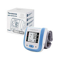 Тонометр MEDICA+ PRESS 402 BL автоматичний на зап'ястку гарантія 2 роки
