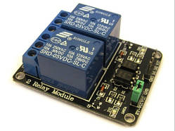 Модуль Arduino 2 реле 5 В з опторозв'язкою