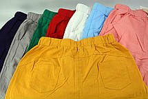 Штани жіночі літні лляні в яскравих літніх кольорах Miss Capri ( Польща ) Штани літні жіночі XL, Зелений, фото 3