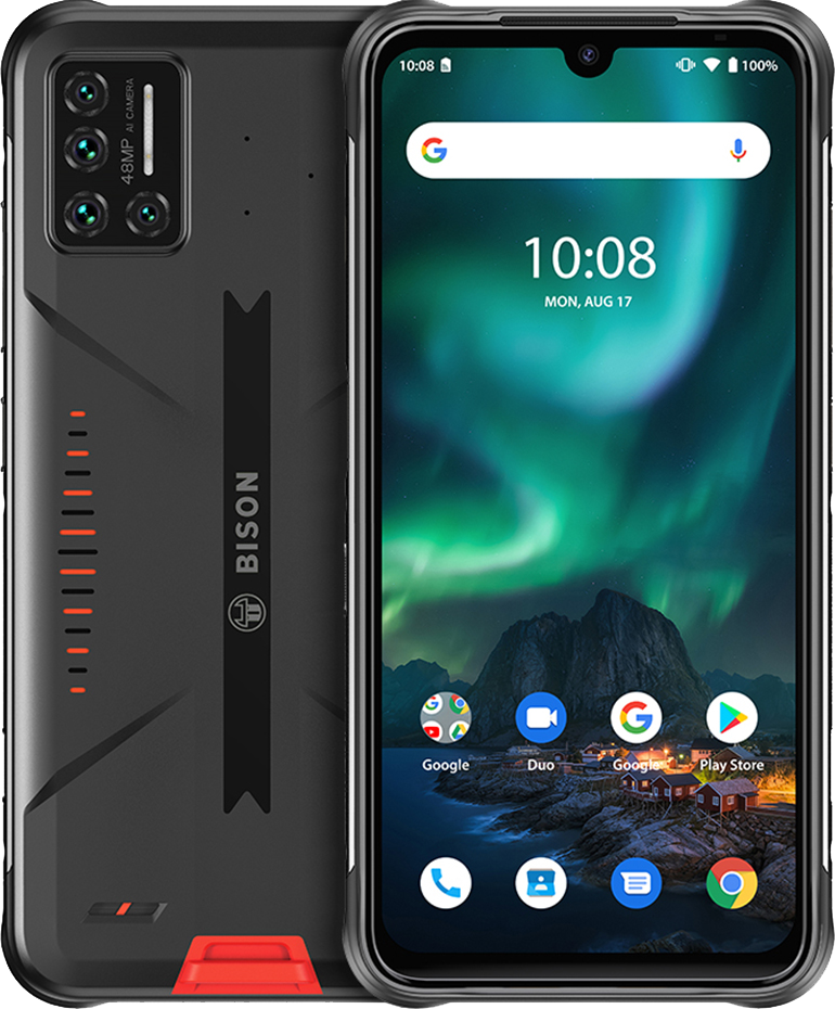 Umidigi Bison 8/128Gb Lava Orange/Yellow, IP69K, NFC, 5000 mAh, Android 11, Дисплей 6.3", Umidigi Bison 2021