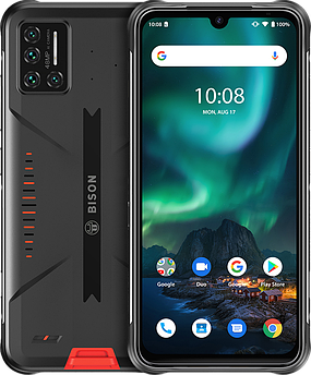 Umidigi Bison 8/128Gb Lava Orange/Yellow, IP69K, NFC, 5000 mAh, Android 11, Дисплей 6.3", Umidigi Bison 2021