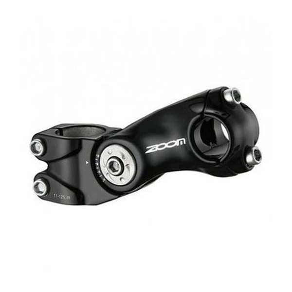Винос керма ZOOM TDS-C276A-8/EN-M 1-1/8" 25,4 мм 100мм регулір., алюмін. чорний