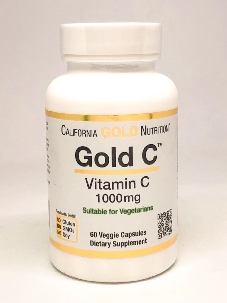 Gold C, вітамін C, 1000 мг, 60 рослинних капсул