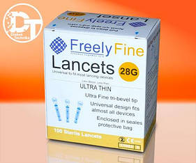 Ланцети Freely Fine для ручки проколювача Акку Чек Софтклікс 28G