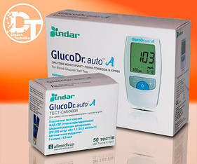 Глюкометр GlucoDr auto А Глюко Доктор Авто А + 50 тест-смужок