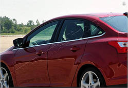 Хром молдинг скла Ford Focus 3 седан
