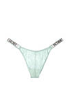 Трусики м'ятні зі стразами XL Victoria's Secret Very Sexy Rhinestone Shine Strap Brazilian Panty, фото 7