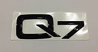 Эмблема надпись багажника Audi Q7 чёрная