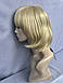 Перука каре термоволосся 7829 пісочний з білим, фото 2