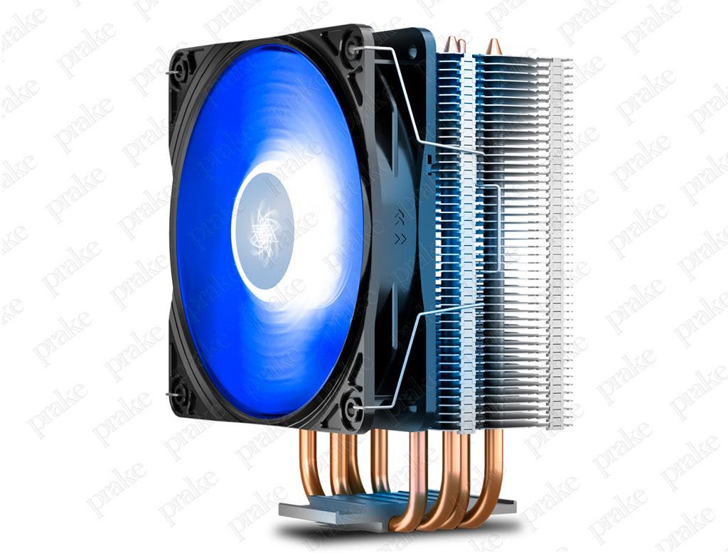 Вентилятор (кулер) для процессора Deepcool GAMMAXX 400 V2 BLUE LED - фото 7 - id-p1322031420