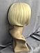 Перука каре термоволос Jessy з проділом блонд, фото 2