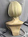 Перука каре термоволос Jessy з проділом блонд, фото 3