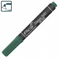 Маркер перманентный Pica Classic Permanent Marker bullet tip, зелёный
