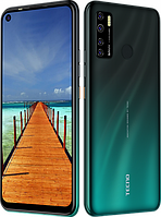 Смартфон Tecno Spark 5 Pro 4/64Gb з великим екраном 6,6" з потужною батареєю і потрійний камерою зелений