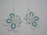 Шикарні сережки "Ніжність блу"